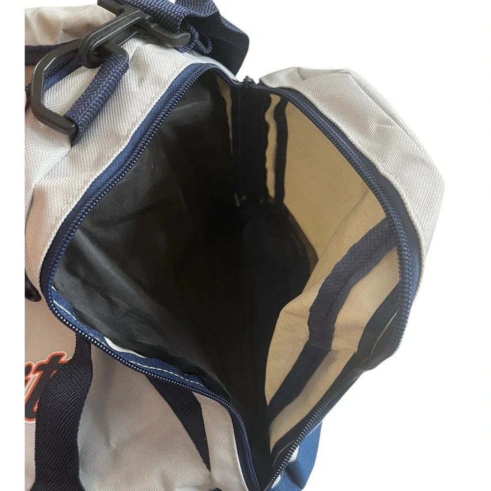Detroit Tigers x Delta Gray Navy Blue‎ Duffle Small Lightweight Zip Pockets